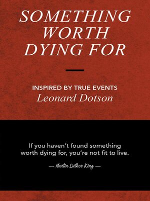 cover image of Something Worth Dying For